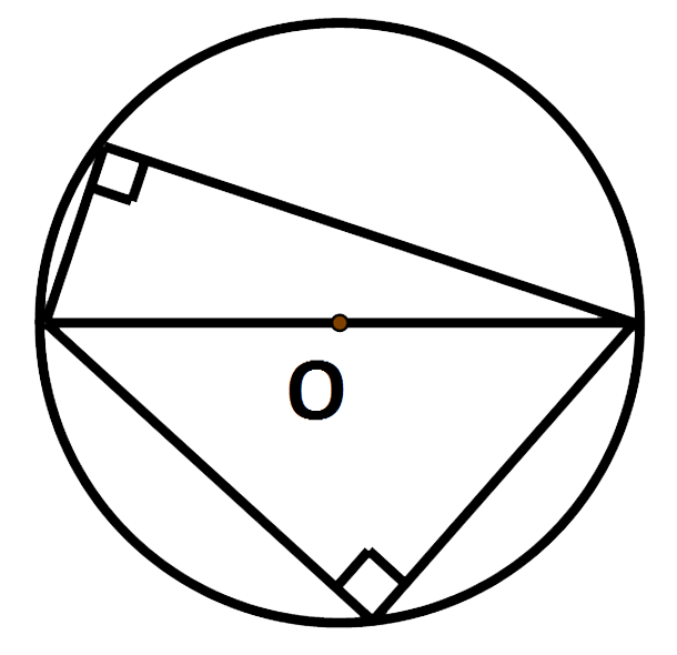 angle in a semicircle def