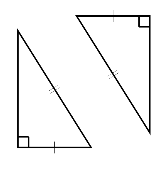 congruent triangles RHS