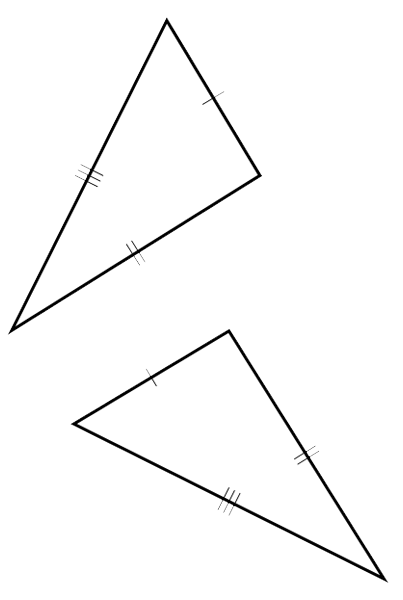 congruent triangles SSS