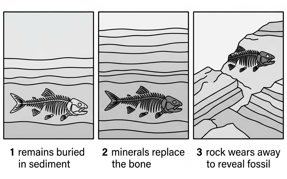 bio fossil formation