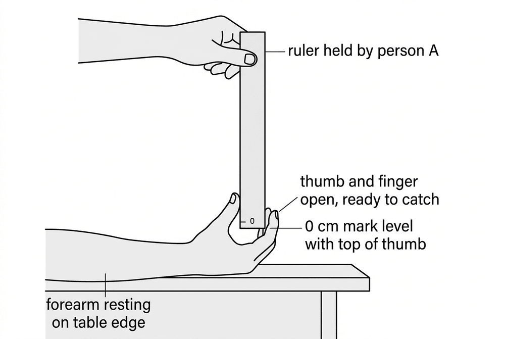 bio ruler drop test