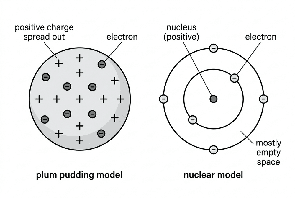 chem plum pudding and nuclear model