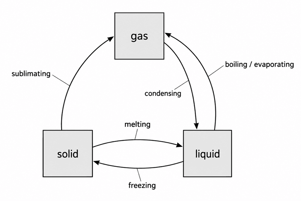 phys changes of state cycle
