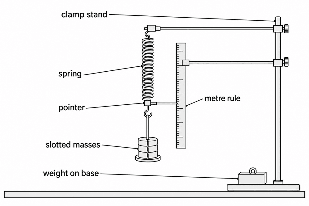 phys spring practical setup